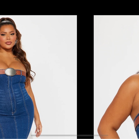 Demim long dress - Picture 3 of 3